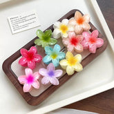 Flower Hair Clip - 4 Pcs Random